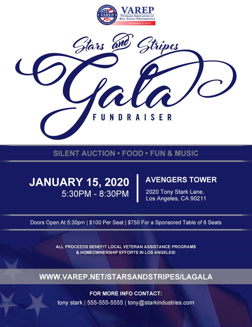 Flyer – Gala Dinner – Design 3 – Varep Store